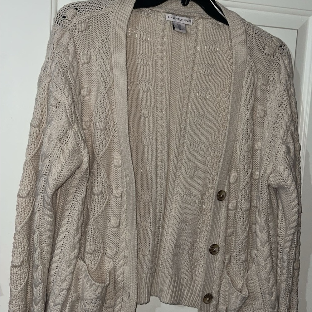 Knitted Cardigan Sweater